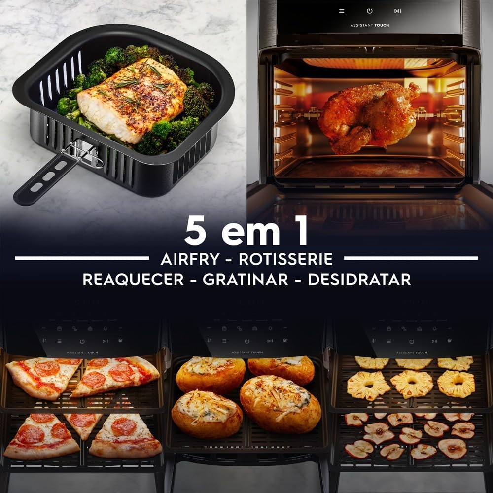Electrolux Air Fryer Forno 5 x 1 12L 1700W — foto 4